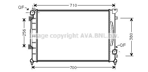 AVA QUALITY COOLING Радиатор, охлаждение двигателя AI2139